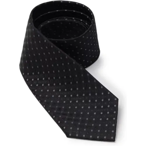 Ties, male, , Size: ONE SIZE Silk geometric print tie - Dolce & Gabbana - Modalova