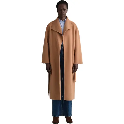Handgemachter Mantel , Damen, Größe: M - Gant - Modalova