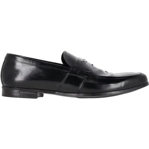 Pre-owned Leather flats , male, Sizes: 6 1/2 UK - Prada Vintage - Modalova