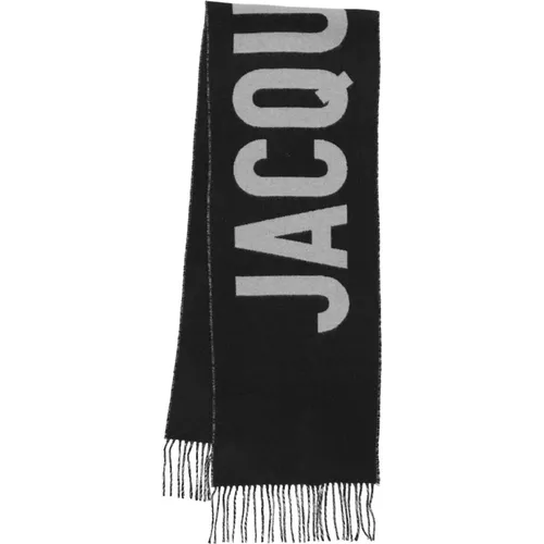 Winter Scarves, unisex, , Size: ONE SIZE Wool Scarf in Stylish Design - Jacquemus - Modalova