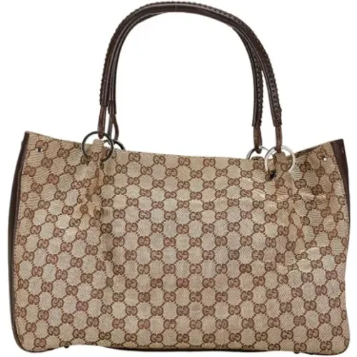 Pre-owned Tote Bags, female, , Size: ONE SIZE Pre-owned Leather gucci-bags - Gucci Vintage - Modalova