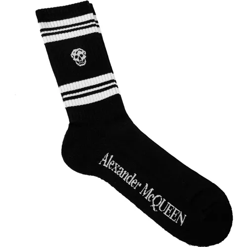 Socken mit Schädelmotiv - alexander mcqueen - Modalova