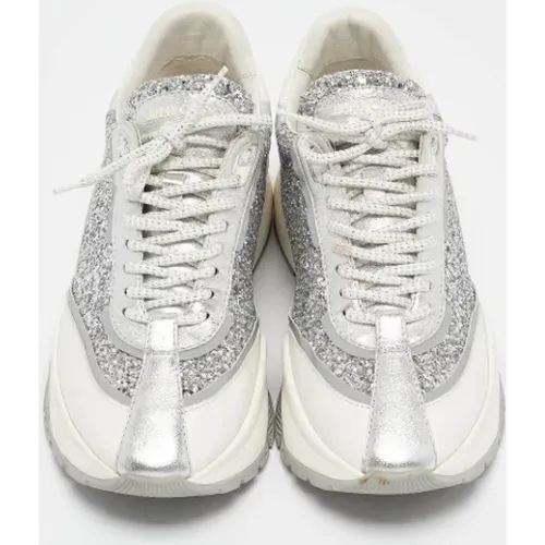 Pre-owned Leather sneakers , female, Sizes: 8 UK - Jimmy Choo Pre-owned - Modalova