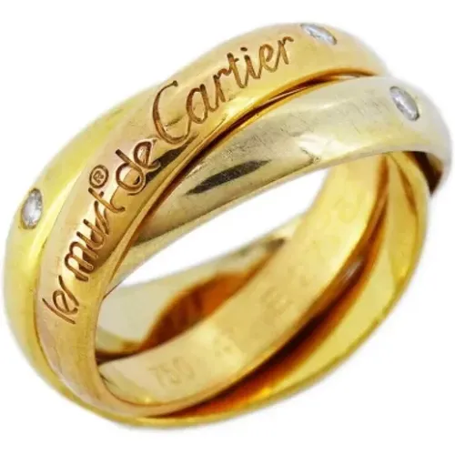 Pre-owned Jewellery, female, , Size: ONE SIZE Pre-owned Rose Gold rings - Cartier Vintage - Modalova