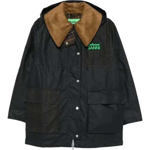 Light Jackets, female, , Size: S Waxed Duffle Coat - Barbour - Modalova