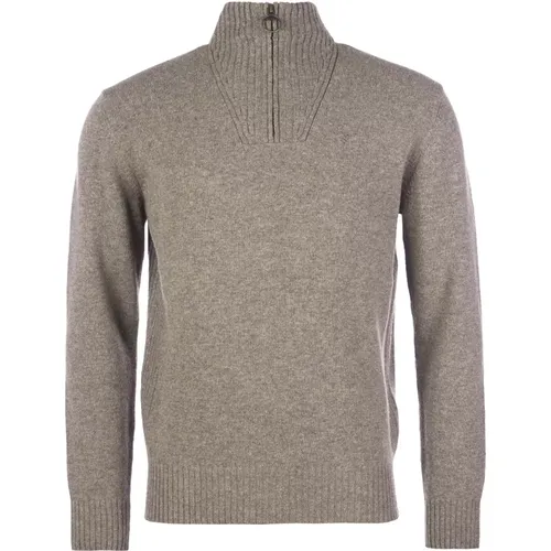 Essential Lambswool Half Zip Sweater , Herren, Größe: XL - Barbour - Modalova