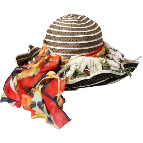 Hats, unisex, , Size: 56 CM Wide Brim Sun Hat - Dolce & Gabbana - Modalova