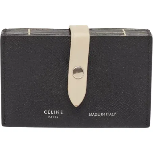 Pre-owned Wallets, female, , Size: ONE SIZE Pre-owned Leather wallets - Celine Vintage - Modalova