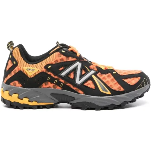 Sneakers, male, , Size: 8 1/2 US Orange and Black Sneakers Aw24 - New Balance - Modalova