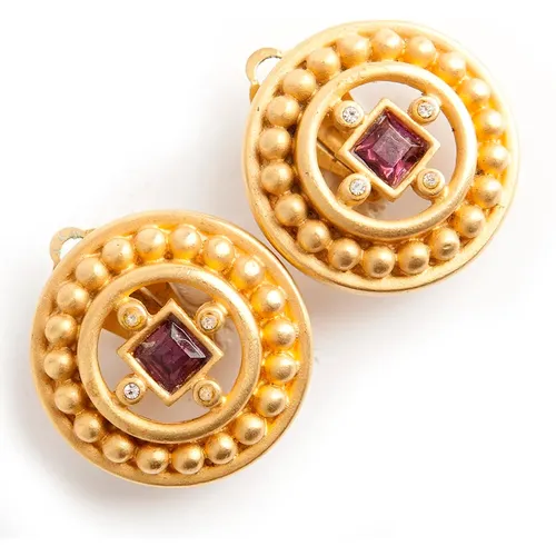 Pre-owned Jewellery, female, , Size: ONE SIZE Royal Ruby earclips - Givenchy Pre-owned - Modalova