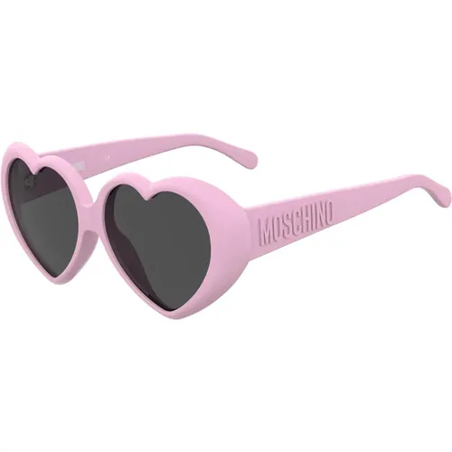 Sunglasses, female, , Size: 57 MM /Grey Sunglasses - Moschino - Modalova