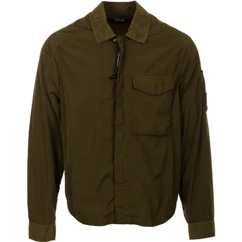 Chrome-R Pocket Overshirt , male, Sizes: L, M, XL, 2XL - C.P. Company - Modalova