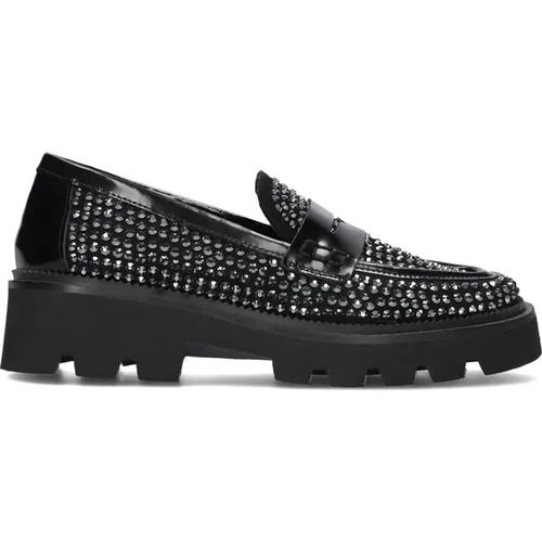 Damen Slip-Ons Schwarz Leder Lodi - Lodi - Modalova