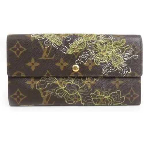 Pre-owned Canvas wallets , female, Sizes: ONE SIZE - Louis Vuitton Vintage - Modalova