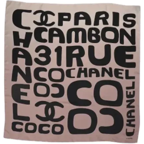 Pre-owned Scarves, female, , Size: ONE SIZE Pre-owned Silk scarves - Chanel Vintage - Modalova