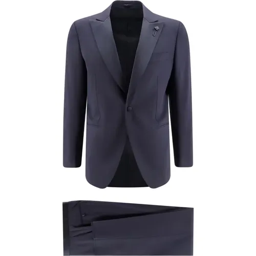 Single Breasted Suits, male, , Size: M Men's Clothing Suits Ss24 - Lardini - Modalova