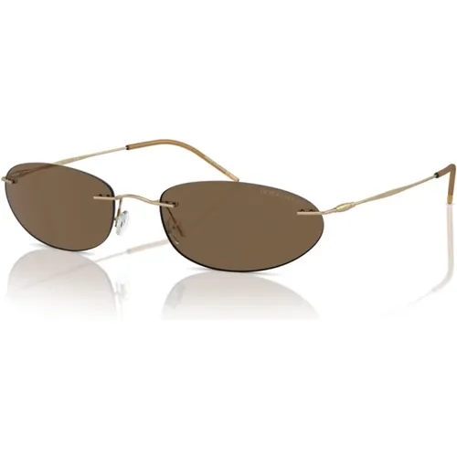 Matte Pale Gold Sonnenbrille AR 1508M - Giorgio Armani - Modalova