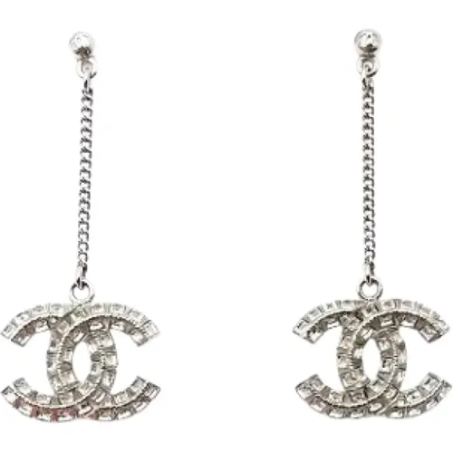 Pre-owned Metal earrings , female, Sizes: ONE SIZE - Chanel Vintage - Modalova