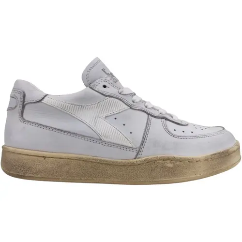 Weiße Heritage Sneakers , Damen, Größe: 38 1/2 EU - Diadora - Modalova