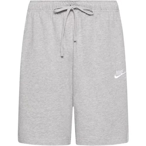 Graue Unisex Kontrast Logo Shorts - Nike - Modalova