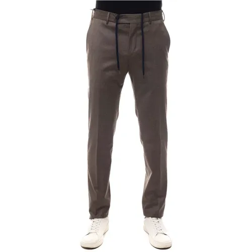 Chinos, male, , Size: 4XL Flannel trousers - Pt01 - Modalova