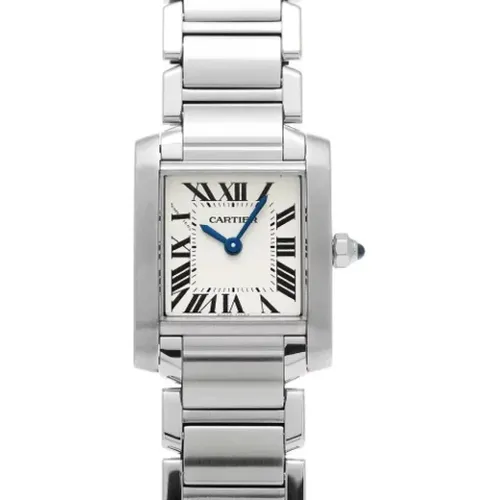 Pre-owned Glass watches , female, Sizes: ONE SIZE - Cartier Vintage - Modalova