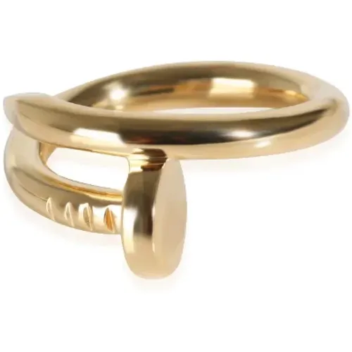 Pre-owned Jewellery, female, , Size: ONE SIZE Pre-owned Gold rings - Cartier Vintage - Modalova