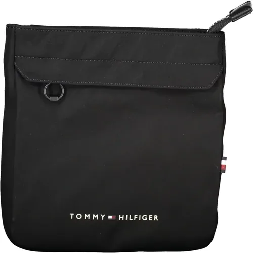 Verstellbare Umhängetasche Schwarz Polyester - Tommy Hilfiger - Modalova