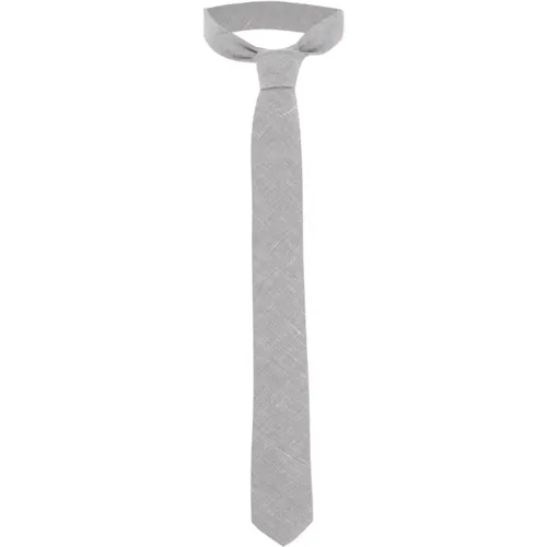 Ties, male, , Size: ONE SIZE Classic Diamond-Pointed Adjustable Tie - Eleventy - Modalova