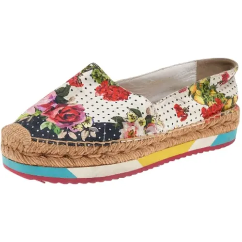 Pre-owned Canvas flats , female, Sizes: 3 UK - Dolce & Gabbana Pre-owned - Modalova