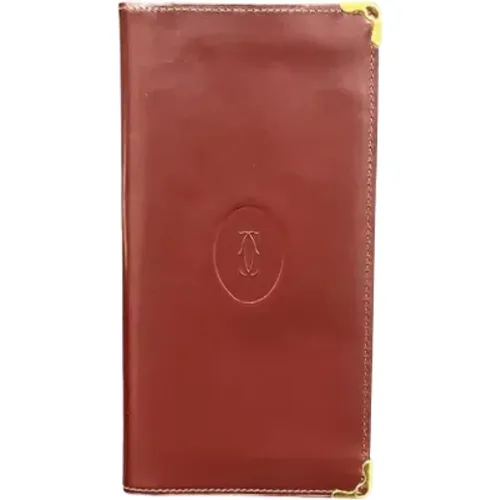 Pre-owned Wallets, female, , Size: ONE SIZE Pre-owned Leather wallets - Cartier Vintage - Modalova