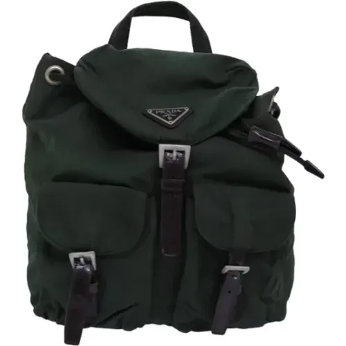 Pre-owned Nylon backpacks , female, Sizes: ONE SIZE - Prada Vintage - Modalova