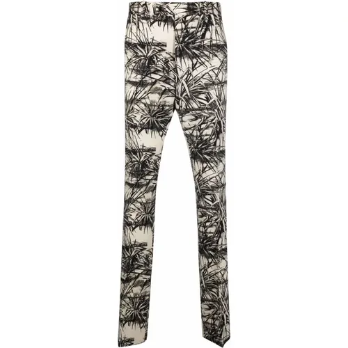 Graphic-Print Flared Trousers , male, Sizes: M - Amiri - Modalova