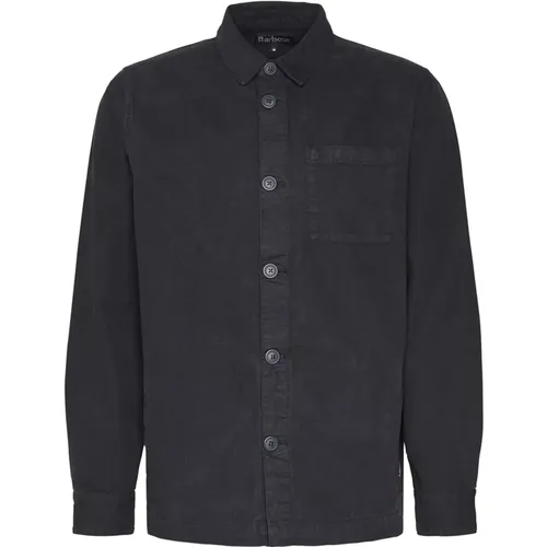 Cotton Long Sleeve Shirt , male, Sizes: S, L, M - Barbour - Modalova