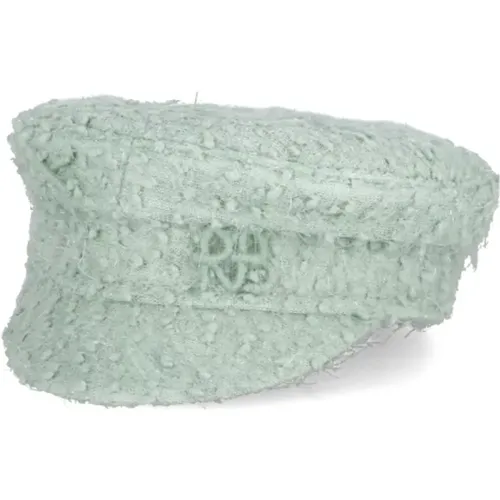 Mint Embroidered Visor Hat , female, Sizes: M - Ruslan Baginskiy - Modalova