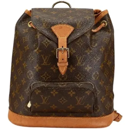 Pre-owned Backpacks, female, , Size: ONE SIZE Pre-owned Canvas backpacks - Louis Vuitton Vintage - Modalova