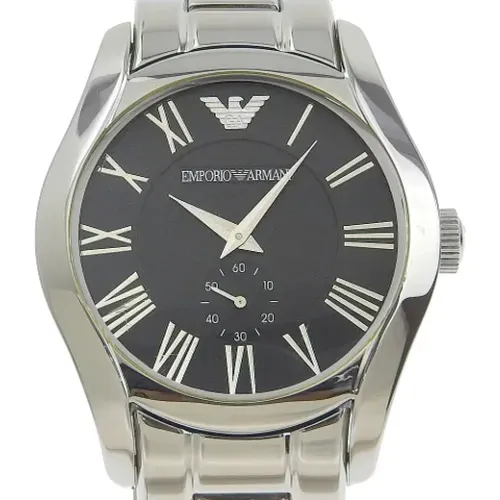 Pre-owned Watches, male, , Size: ONE SIZE Pre-owned Metal watches - Armani Pre-owned - Modalova