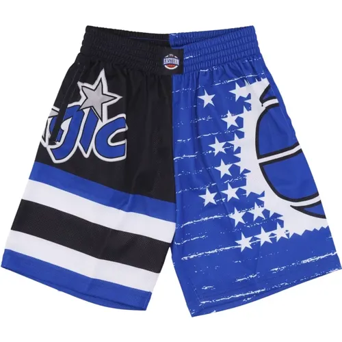 Sportswear, male, , Size: L Orlando Magic Basketball Shorts - Mitchell & Ness - Modalova