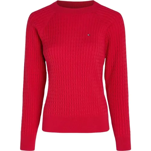 Zopfmuster Pullover für Damen , Damen, Größe: S - Tommy Hilfiger - Modalova