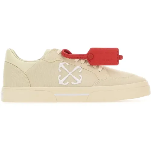 Klassische Sneakers , Herren, Größe: 44 EU - Off White - Modalova