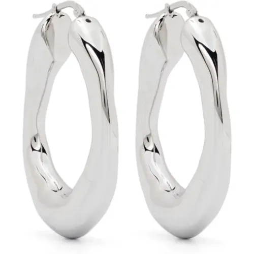 Silver Earrings - Stylish and Elegant , female, Sizes: ONE SIZE - Jil Sander - Modalova