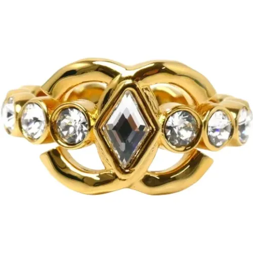 Pre-owned Metal rings , female, Sizes: ONE SIZE - Chanel Vintage - Modalova