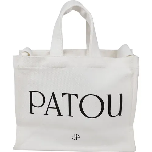 Cream Small Tote Bag , female, Sizes: ONE SIZE - Patou - Modalova