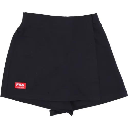 Hohe Taille Schwarze Schönheit Rock Shorts , Damen, Größe: M - Fila - Modalova