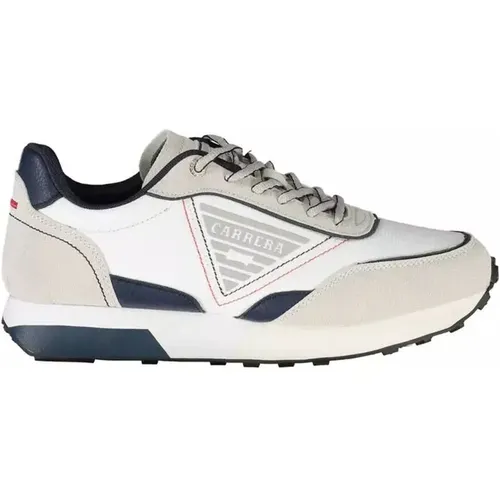 White Sneakers with Contrasting Accents , male, Sizes: 10 UK, 11 UK, 9 UK - Carrera - Modalova