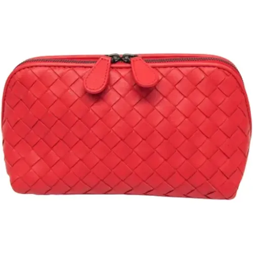 Pre-owned Clutches, female, , Size: ONE SIZE Pre-owned Leather pouches - Bottega Veneta Vintage - Modalova