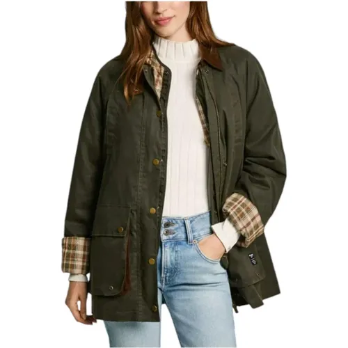 Babette Jacke mit Abnehmbarer Weste , Damen, Größe: M - Pepe Jeans - Modalova