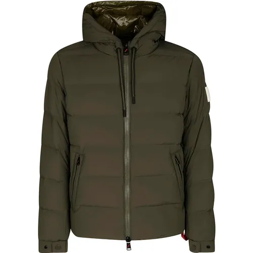 Winter Jackets, male, , Size: XL Men's Down Jacket with Horizontal Quilting - Afterlabel - Modalova