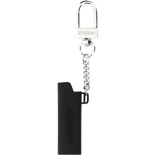 Keyrings, male, , Size: ONE SIZE Metal Key Ring Holder - Ambush - Modalova