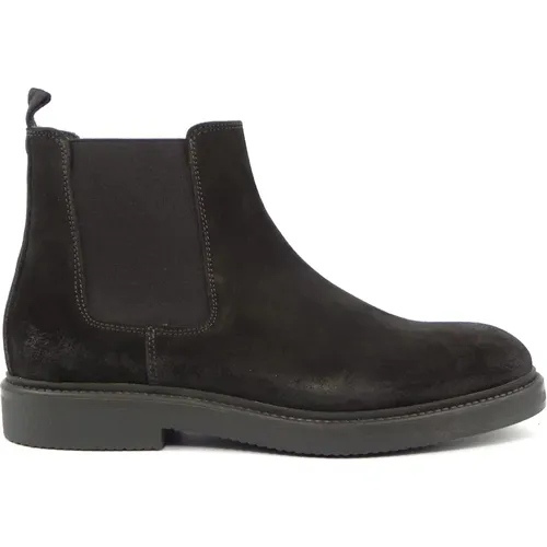 Chelsea Boots, male, , Size: 9 US Suede Beatles Shoes - Marco Ferretti - Modalova